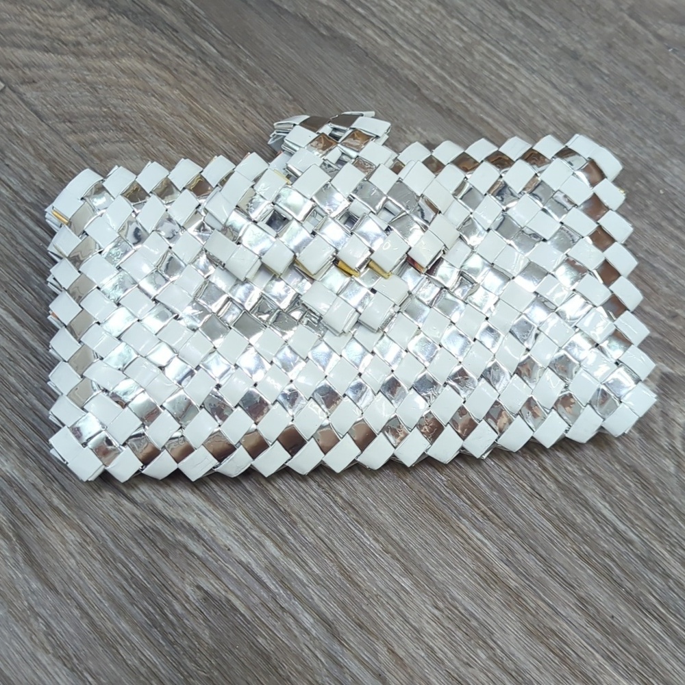 Y2K Upcycled Silver Wallet